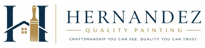Hernandez Quality Painting Logo Hernandez Quality Painting - Craftsmanship You Can See. Quality You Can Trust.